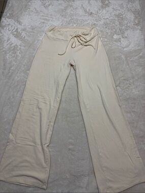 Amazon Cream Drawstring Lounge Pants